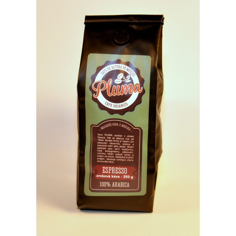 Káva Pluma espresso mletá 250g