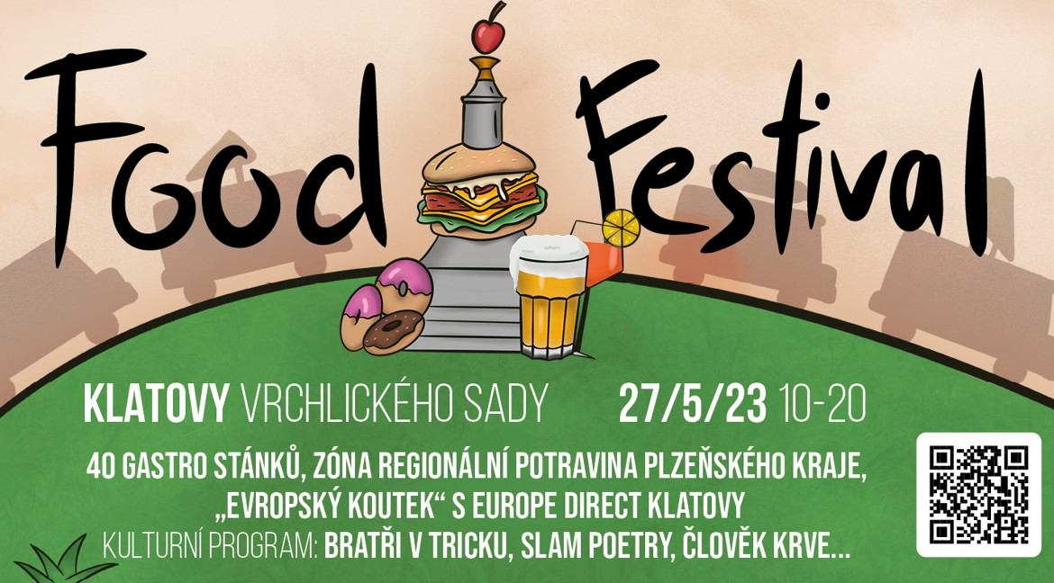 Vrchlického sady v Klatovech ožijí Food Festivalem